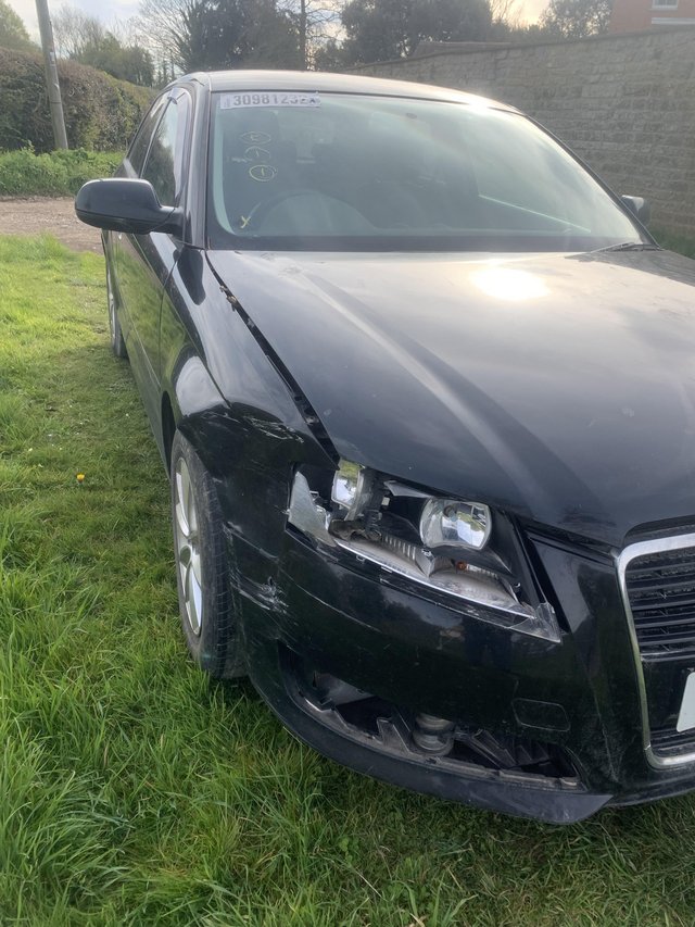  Audi A3 damage to drivers side light