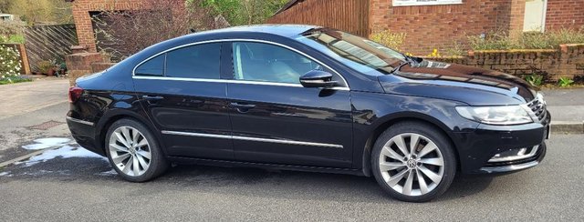 Black VW CC GT TDI Bluemotion