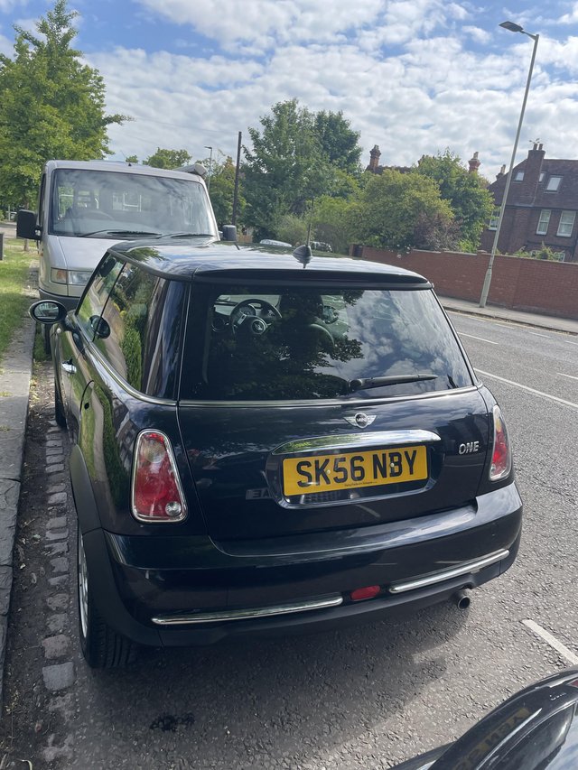 Mini hatch one  plate black limited edition 7