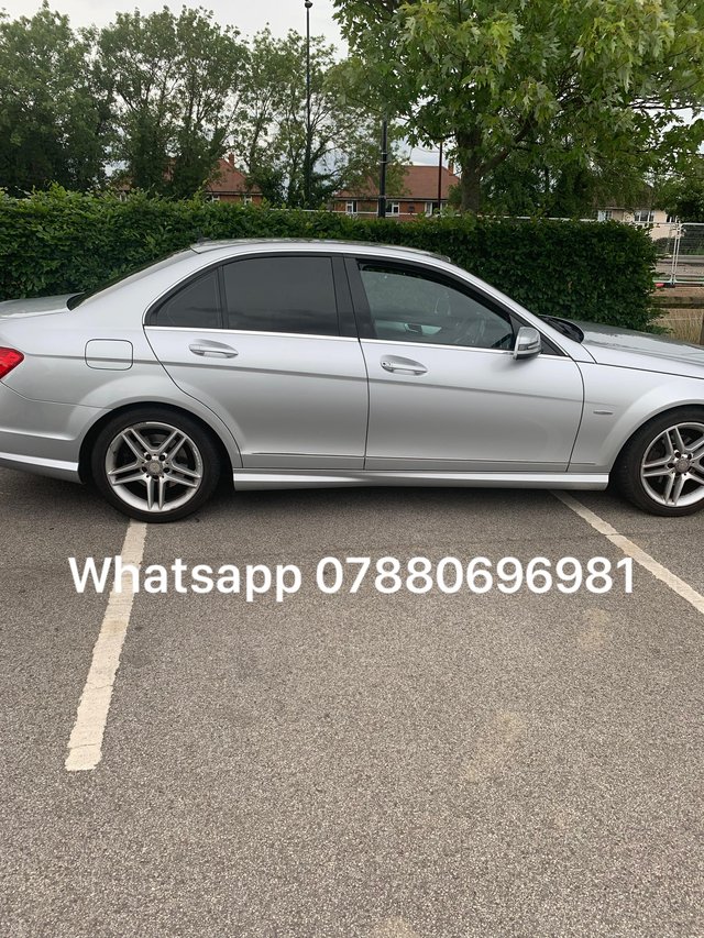 Mercedes C Class AMG Line Silver