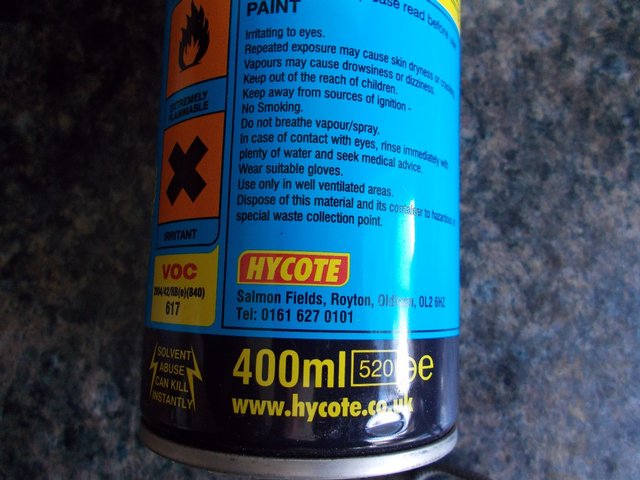 HYCOTE Ford Van Aerosol Spray Paint 400 ml - White