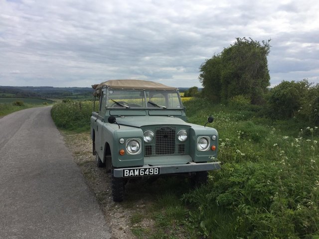 Series 2 Landrover- can fully strip down in hot weather!