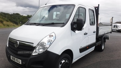 Vauxhall Movano Double Cab Tipper kg gross