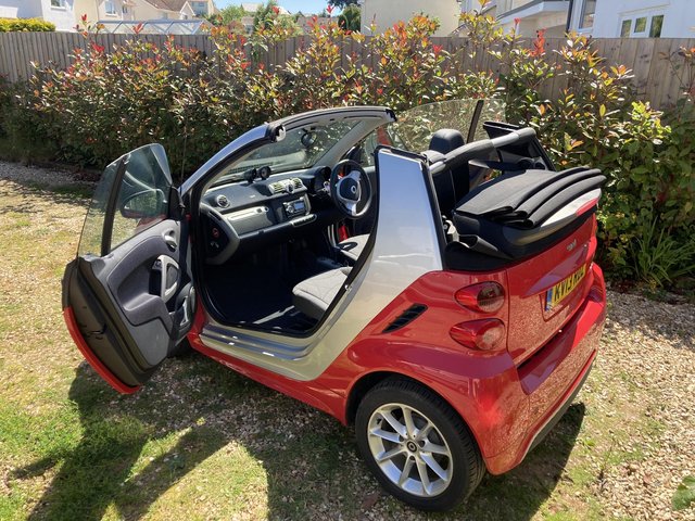 Smart Fortwo convertible  for sale. A beautiful car