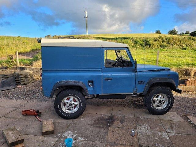 Landrover defender  turbo galvanised chassis
