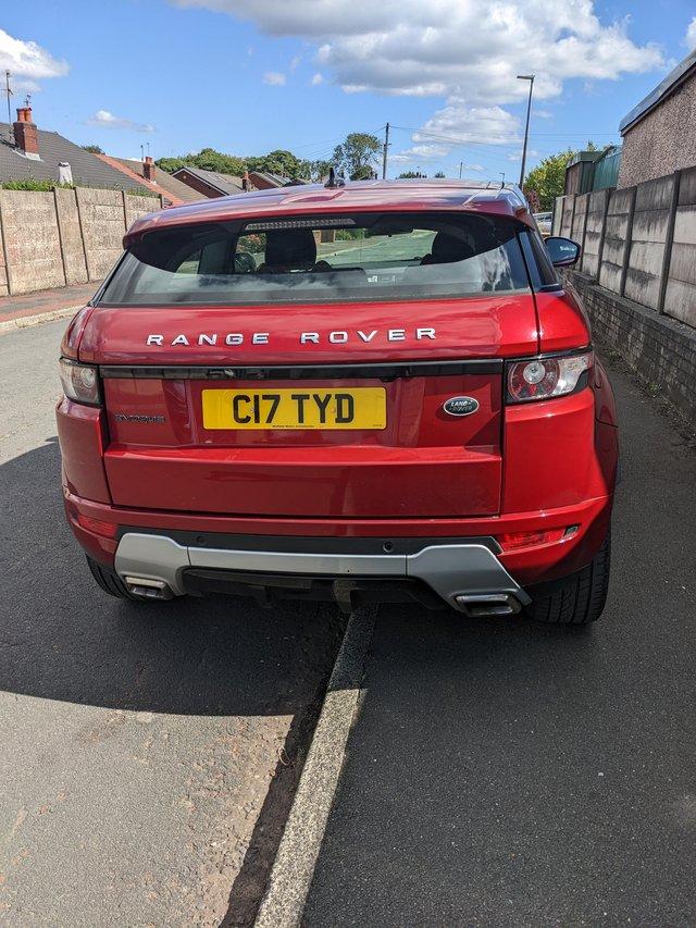 Range rover Evoque automatic in red