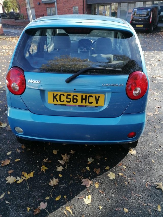 chevrolet matiz se  blue petrol hatchback