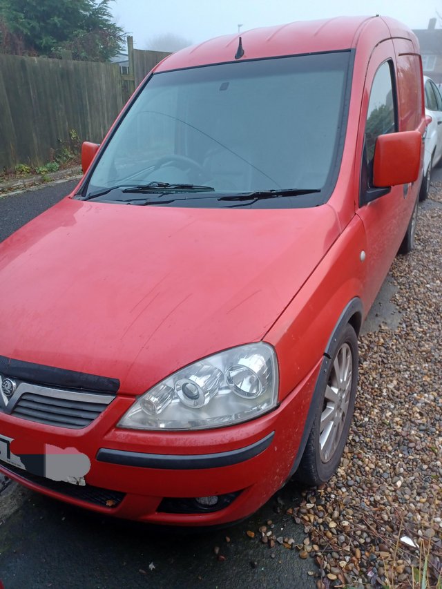 Red Vauxhall Combo Van for sale