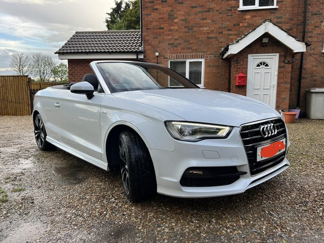 Audi A3 Cabriolet  in white