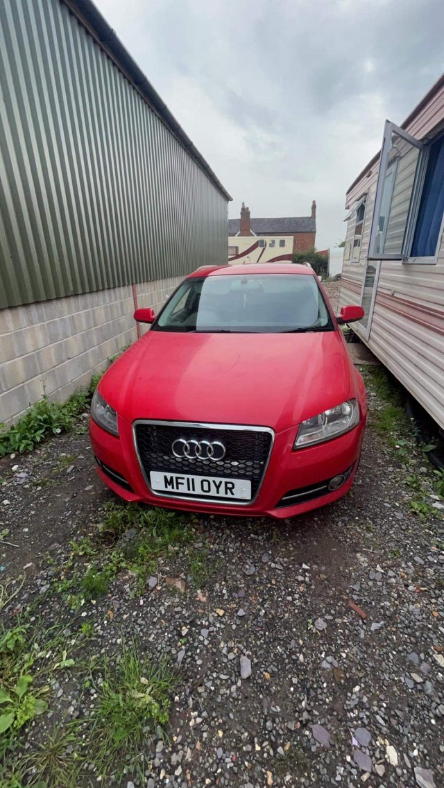Audi A3, lovely looking red motor
