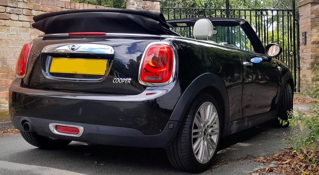 Mini Cooper convertible for sale - midnight black