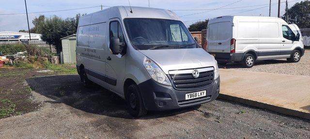 Vauxhall movano silver diesel with ad blue 68 reg