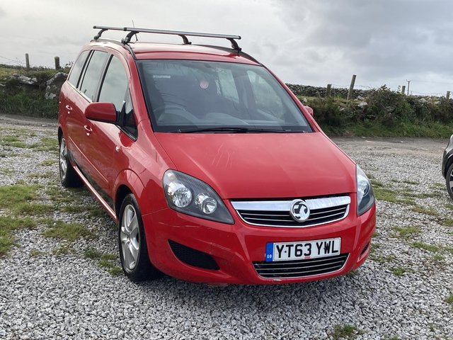 Vauxhall Zafira 63plate, great reliable car, eco version