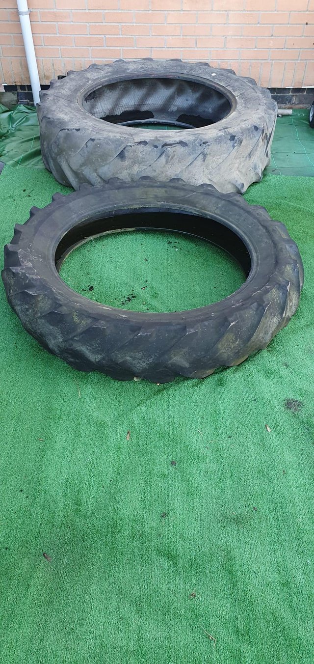 4 very large tractor tyres FREE