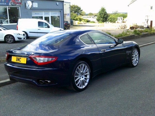 -reg Maserati Granturismo 4.7 S in blue metallic