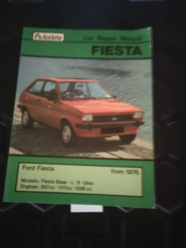 Ford fiesta workshop manual book