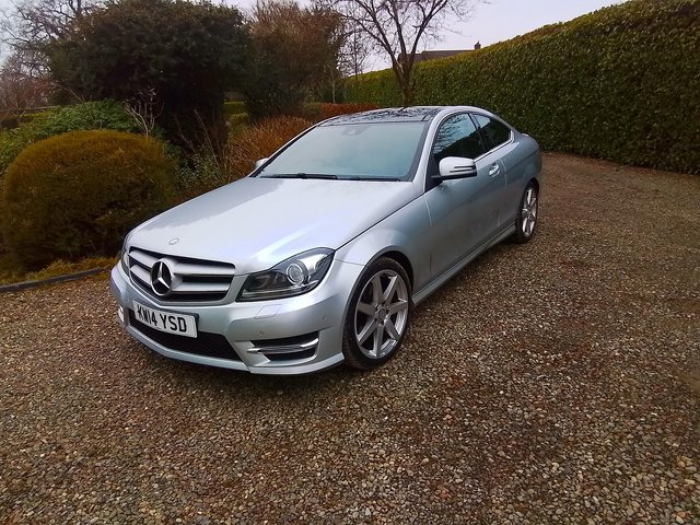 Mercedes C220 AMG Sport CDI Coupe Auto - only  miles