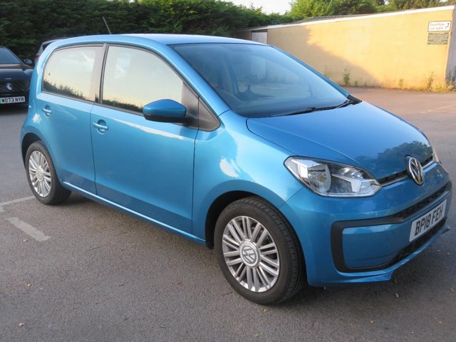  VW Up Semi Automatic, Blue Metallic.