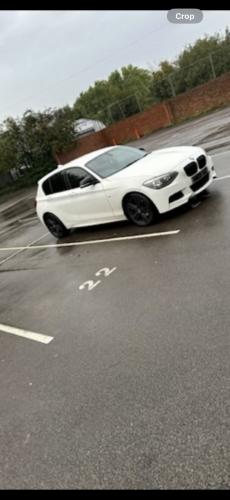  BMW 120D White with Black Alloys