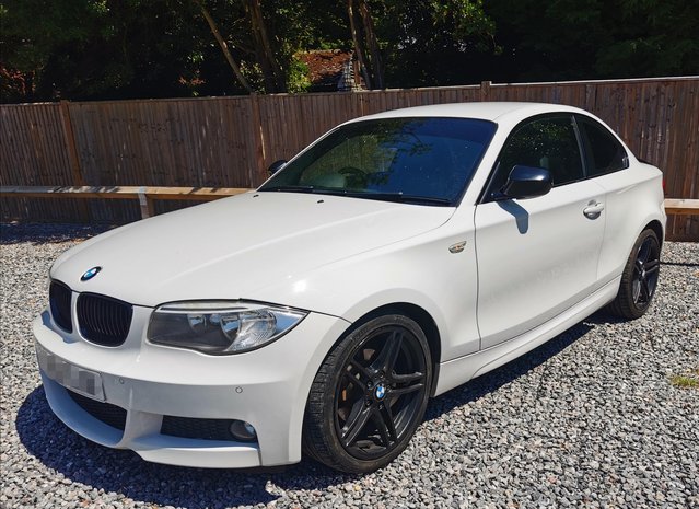 BMW 1 Series 118D M Sport Coupe. . White. 2.0 Diesel.