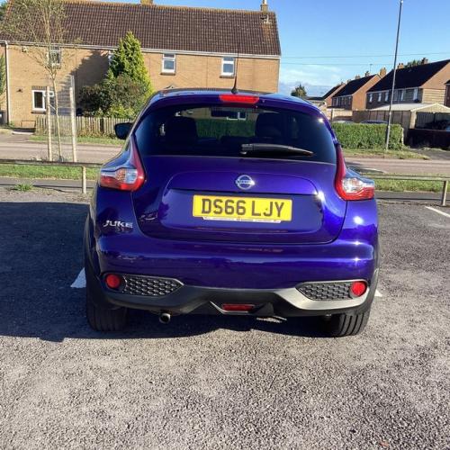 Nissan JUKE petrol manual cc Blue