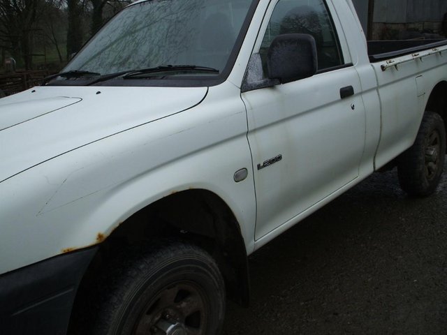 Mitsubishi L200 Single Cab 4X4 Pickup MOT to October Nonrunn